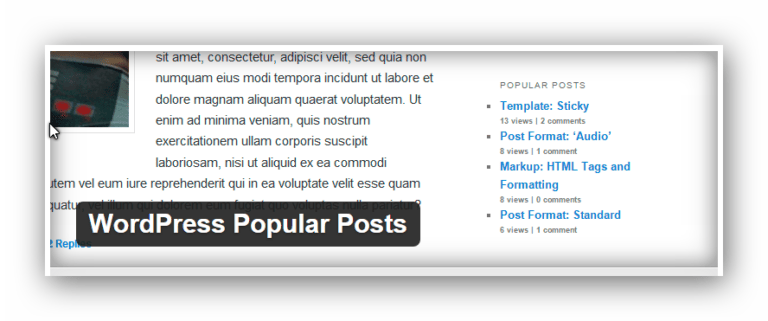 popularne wpisy w panelu bocznym