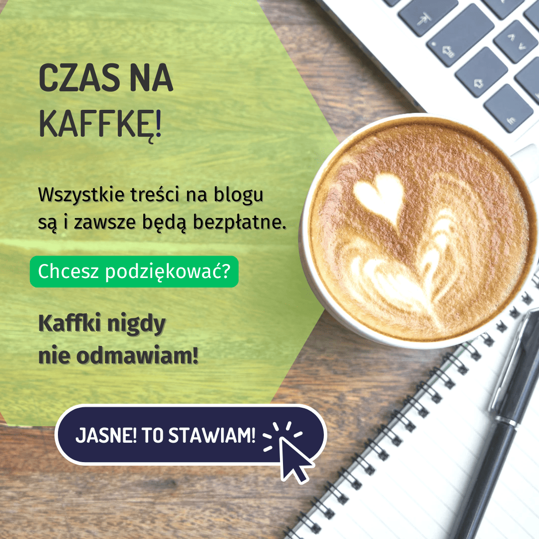 baner postawienia kawy w podziękowaniu