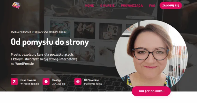 Od pomysłu do strony – jak bezstresowo zrealizować ten plan (5 kroków dla “nietechnicznych”)