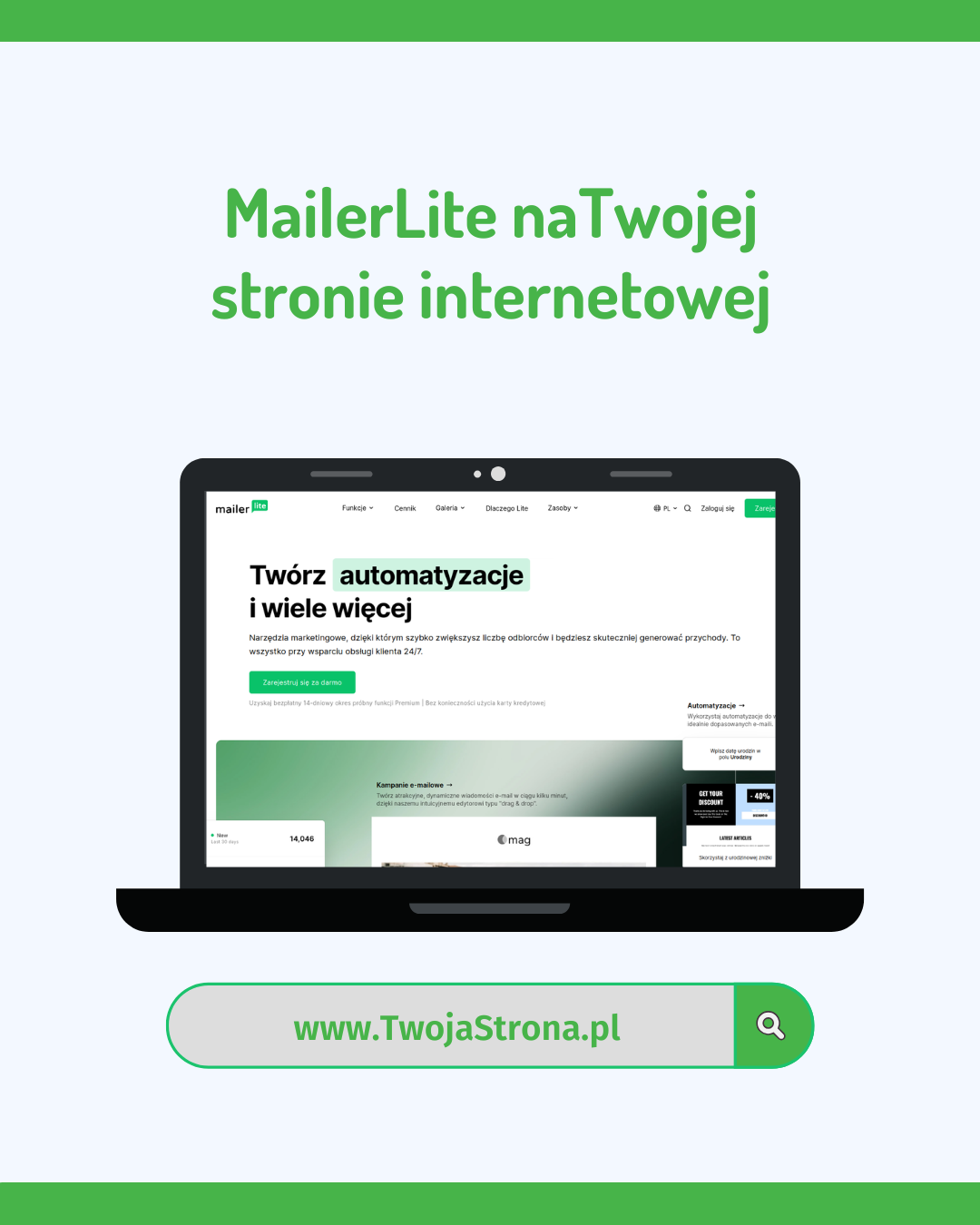 MailerLite na Twojej stronie www
