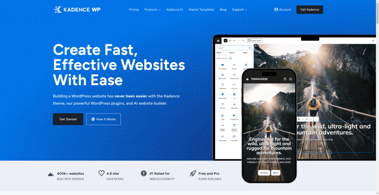 Kadence PRO – jeden Pakiet, który załatwia 95% WordPressa  (bez kodowania!)